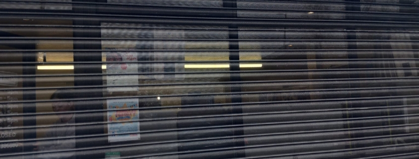 Manual roller shutter repair to PEM Carpets