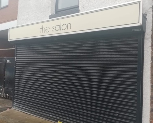 Roller Shutter Service At Amore Salon 88 Wigan Lane WN12LF