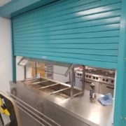 fire shutters in a School
