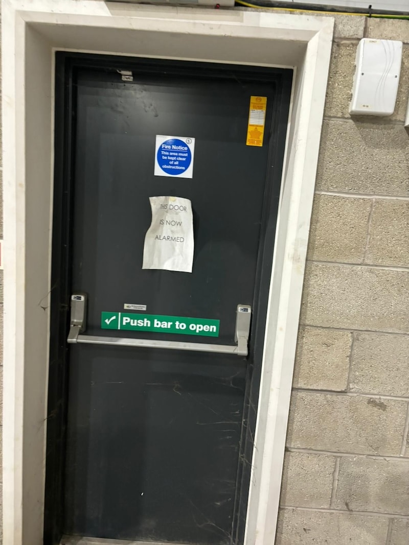 fire exit door repaired in Chester
