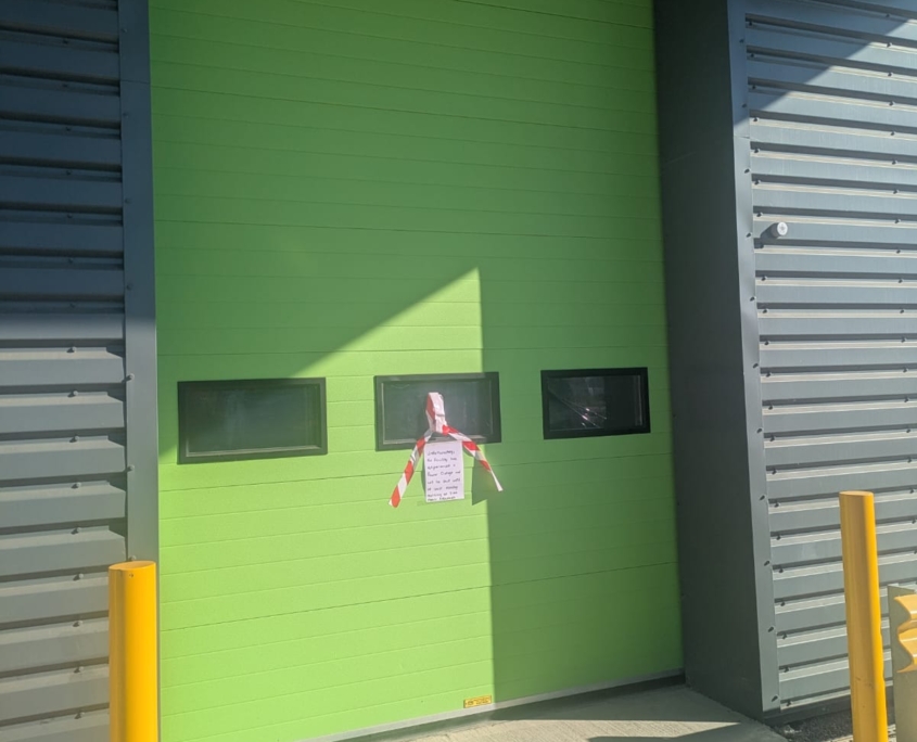 high speed door installed in Manchester by UK Doors & Shutters