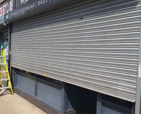 roller shutter repaired for Wardrobe Preston by UK Doors & Shutters