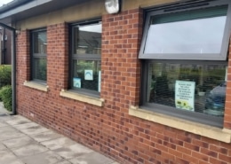 roller shutters repaired at Wilmslow health centre by UK Doors & Shutter