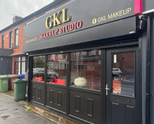 roller shutter for MK Beauty in Runcorn installed by UK Doors & Shutters