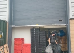 sectional door repaired in Warrington for Fuel Hub
