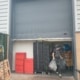 sectional door repaired in Warrington for Fuel Hub