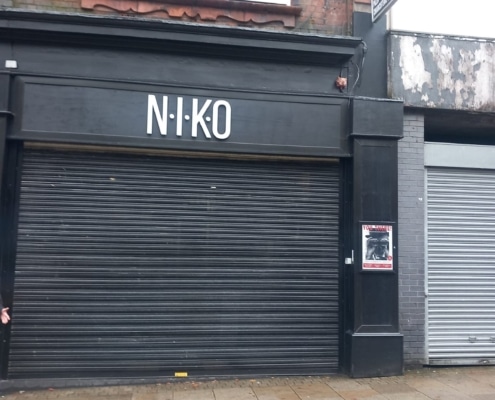 Manchester roller shutter repaired after break in by UK Doors & Shutters