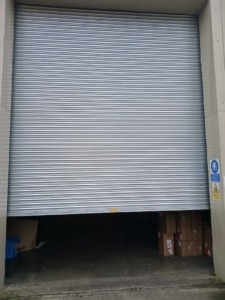 High speed door installation in Warrington by UK Doors & Shutters for The Hut Group